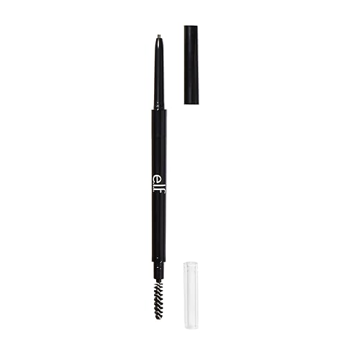 e.l.f. Ultra Precise Brow Pencil, Creamy, Micro-Slim, Precise, Defines, Creates Full, Natural-Looking Brows, Tames and Combs Brow Hair, Neutral Brown, 0.0017 Oz